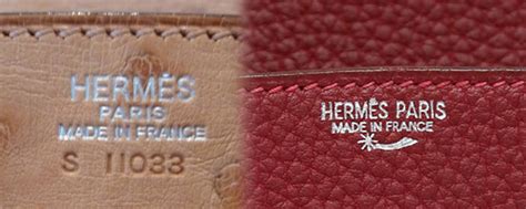 hermes bag year stamp|hermes identification.